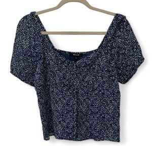 Madewell Sweetheart Top in Bengali Blockprint Size 2